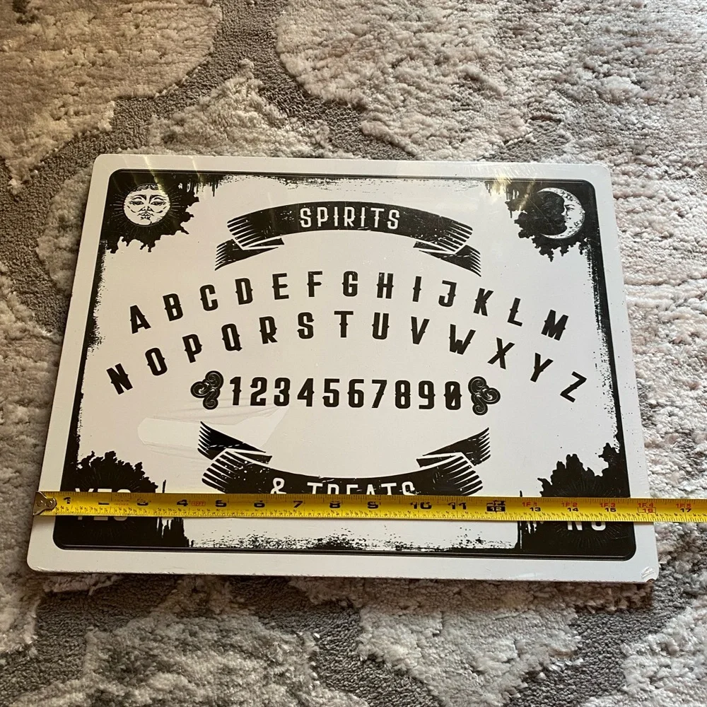 Target BP Ouija Board wooden sign Halloween home decor